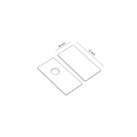 MAGNETIC EASY track end cap – white, aluminium finish - Image 2