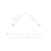 MAGNETIC EASY flexible connector, white, for magnetic track - Image 2
