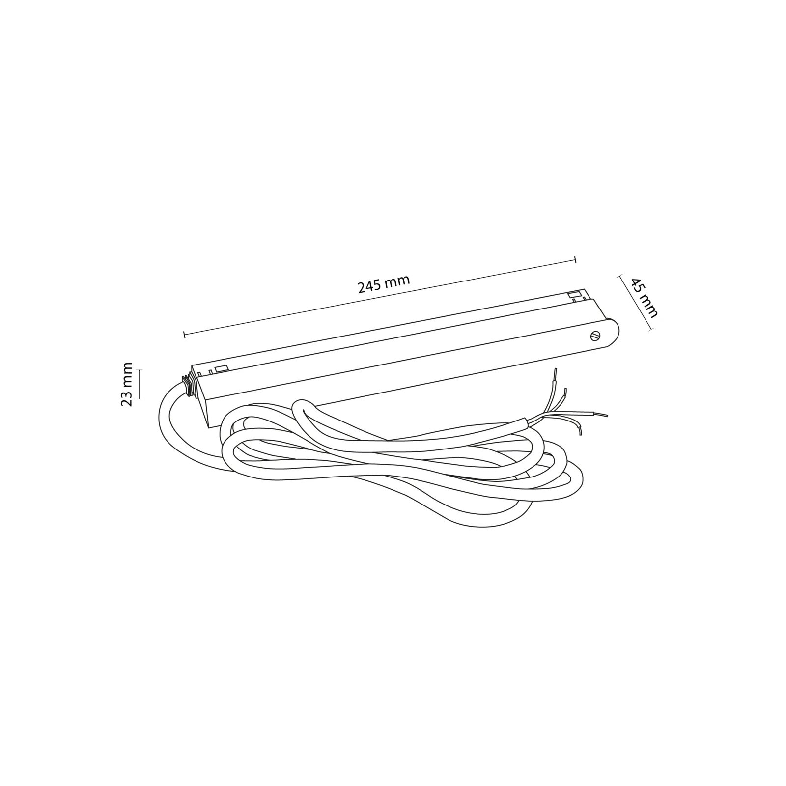 MAGNETIC EASY maitinimo modulis 100 W, baltas