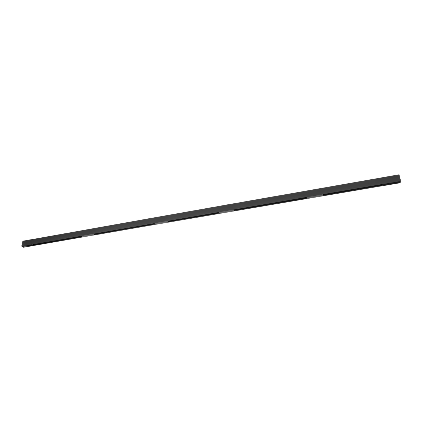 MAGNETIC EASY track rail 300 cm – surface-mounted, black, aluminium