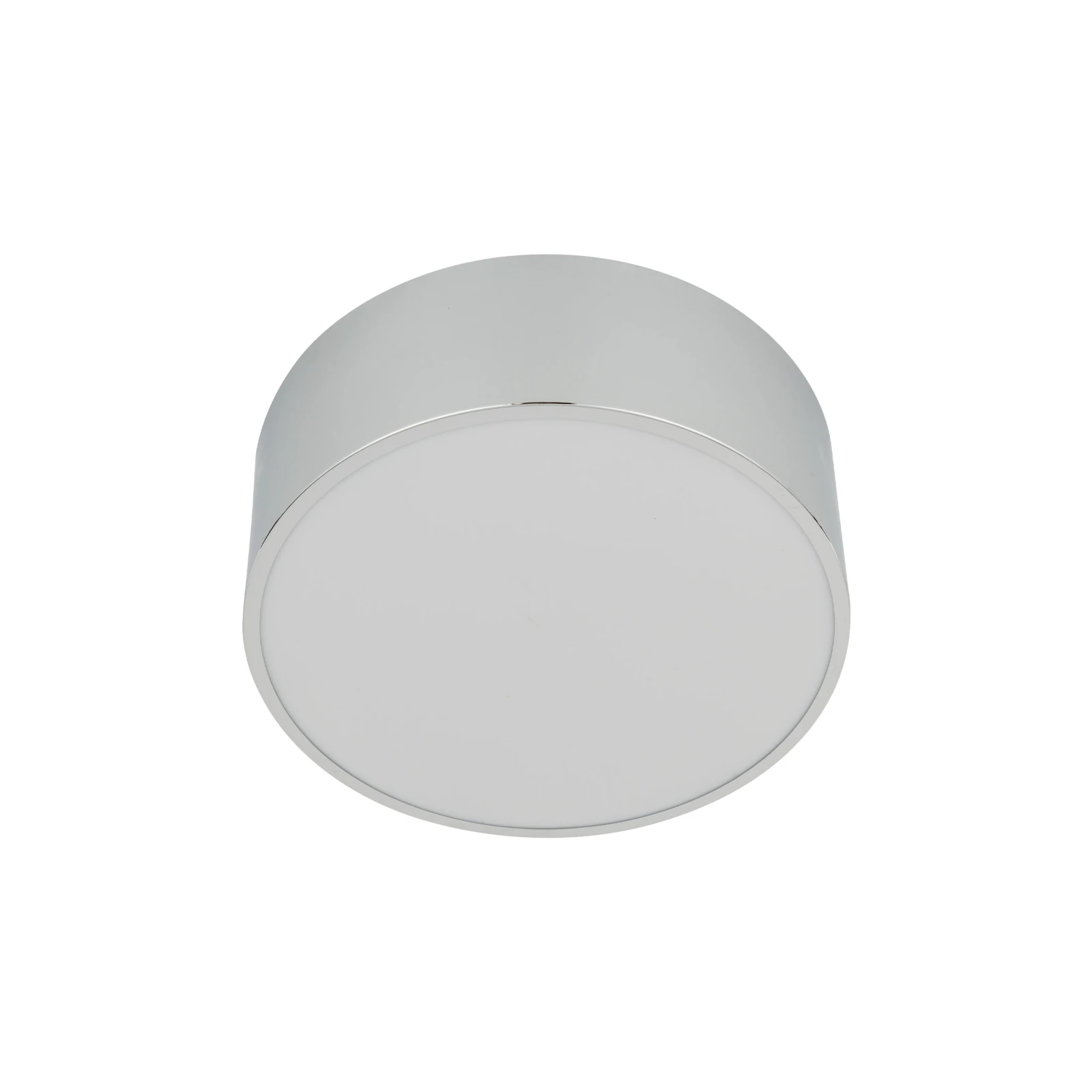 LIVO ceiling fixture – round, chrome, 2 x E27, IP54