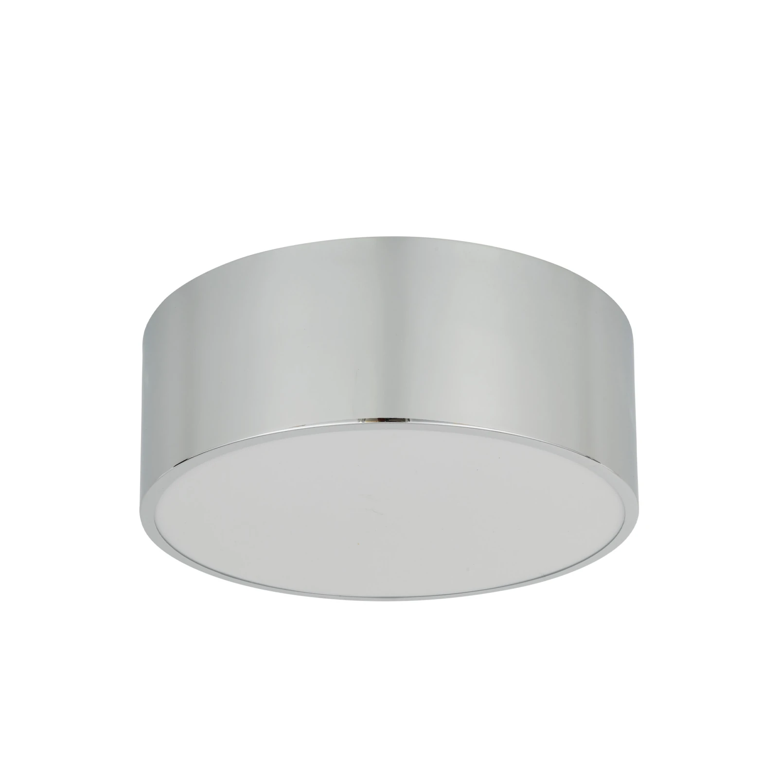 LIVO ceiling fixture – round, chrome, 2 x E27, IP54
