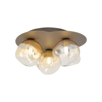 Ceiling light 3xG9 – LAVA, brown, glass shades - Image 5