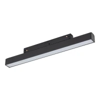Magnetic track LED light 12W – linear, black, CCT - Image 2