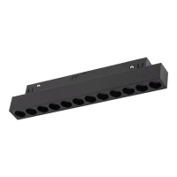 Magnetic track LED fixture 12 W – points, black, CCT - Image 2