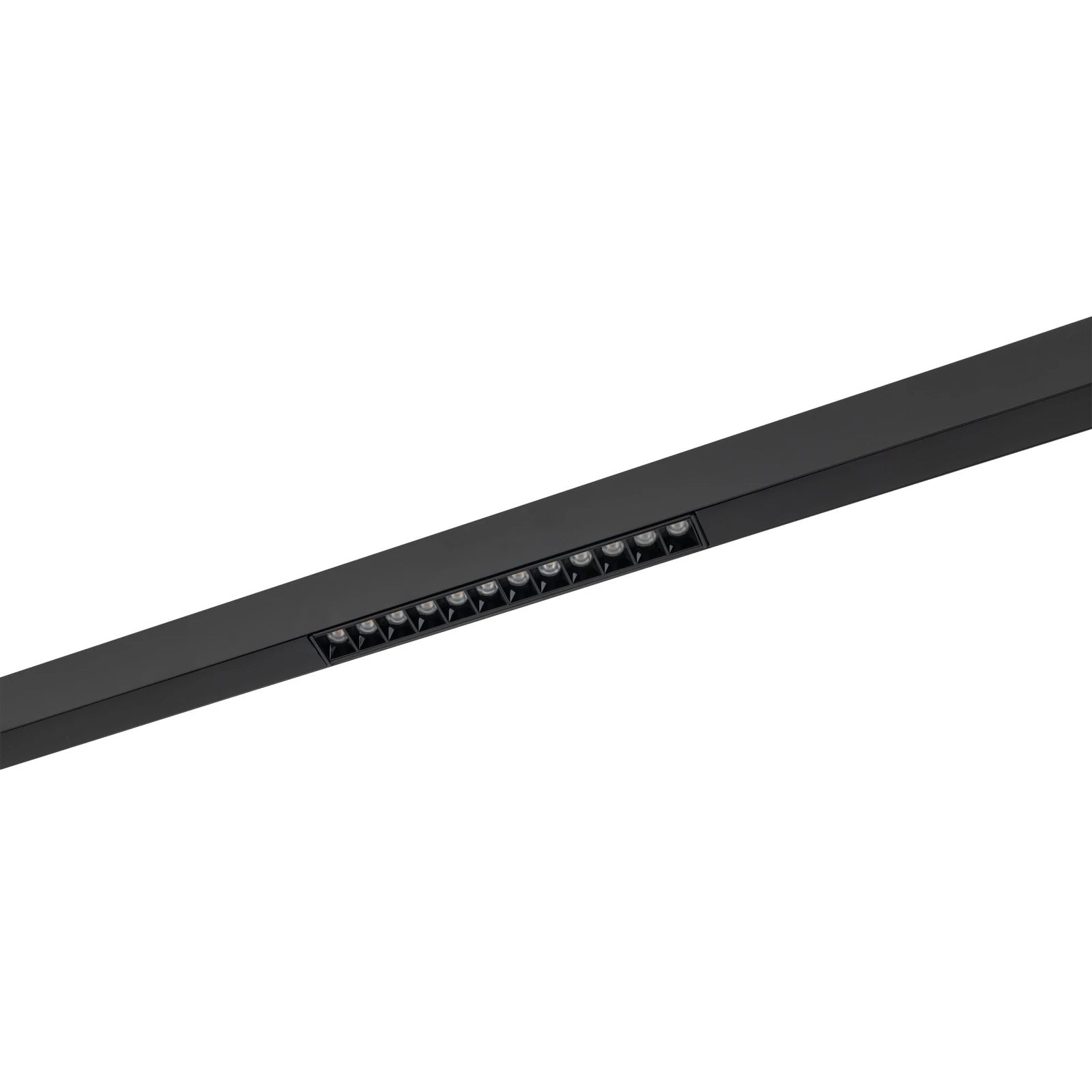 Magnetic track LED fixture 12 W – points, black, CCT
