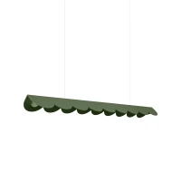 Pakabinamas LED šviestuvas 98,5 cm – banguotas, alyvuogių, CRI93 - Nuotrauka 1