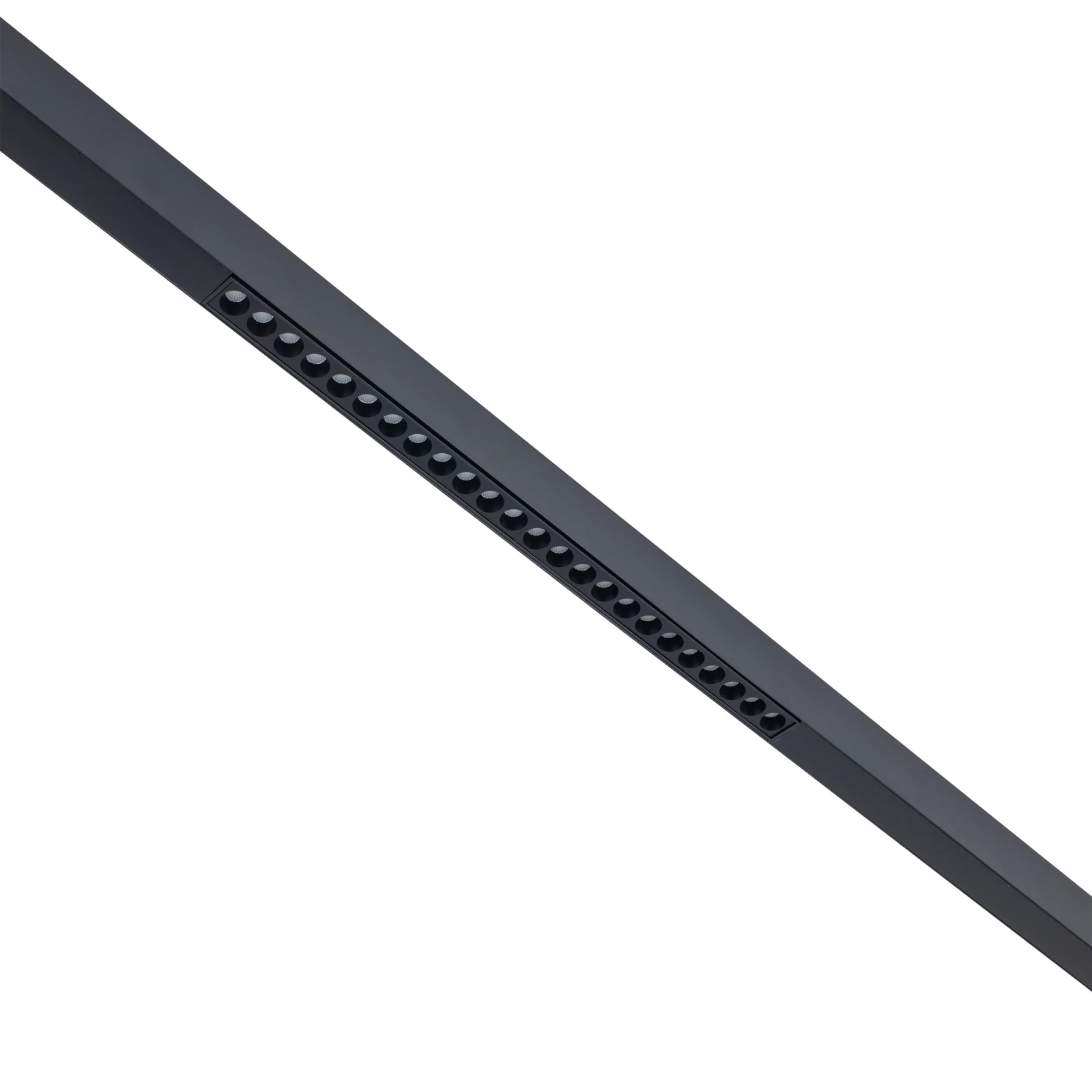 Magnetic track LED fixture 24 W – points, black, CCT