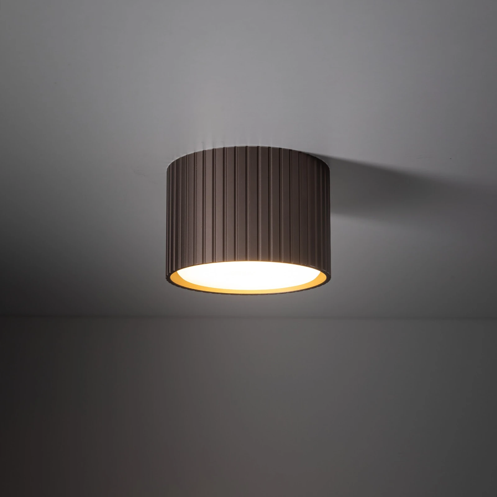 Lubinis GX53 šviestuvas 8 W FERRO, rudas