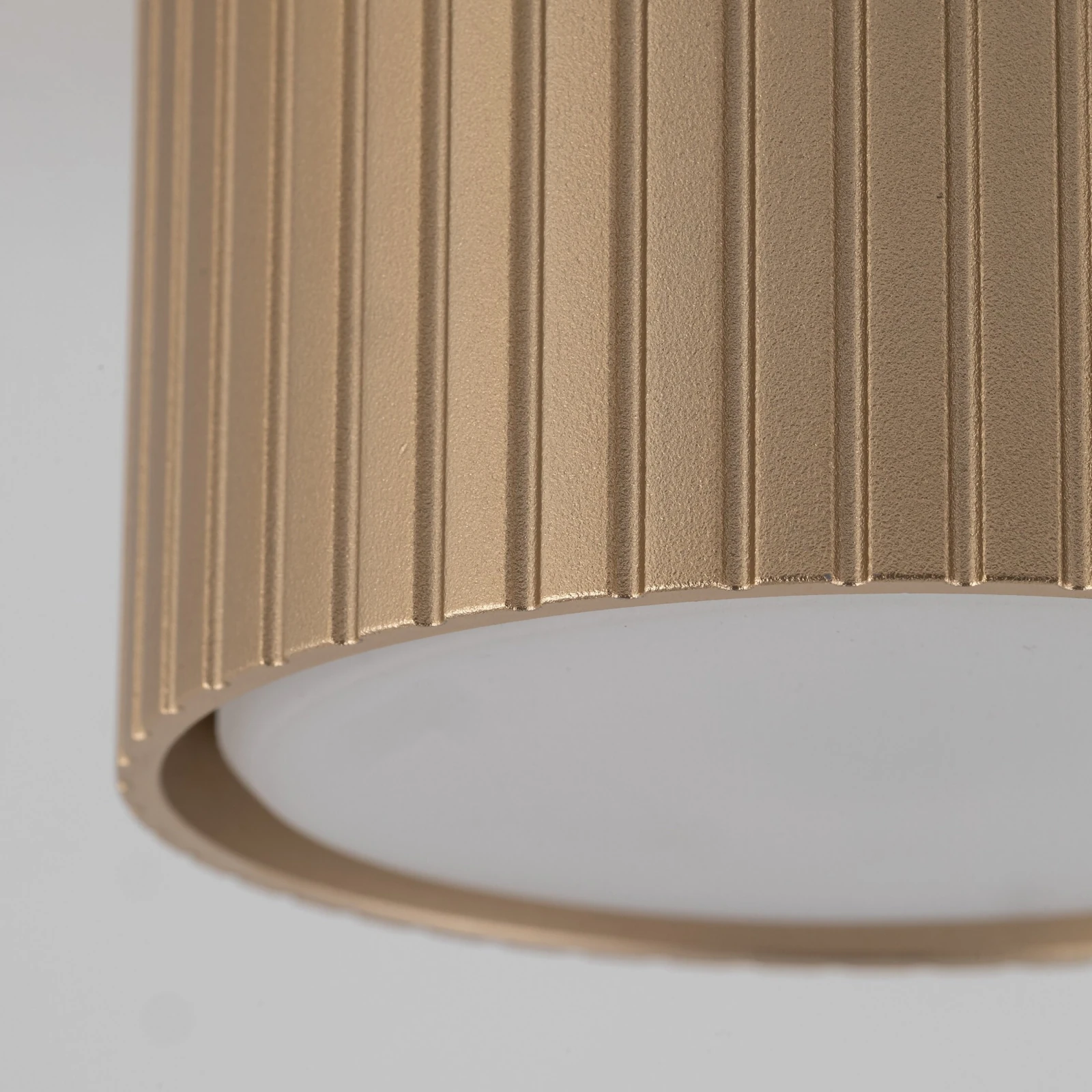 GX53 ceiling downlight 8 W – round, champagne, warm white
