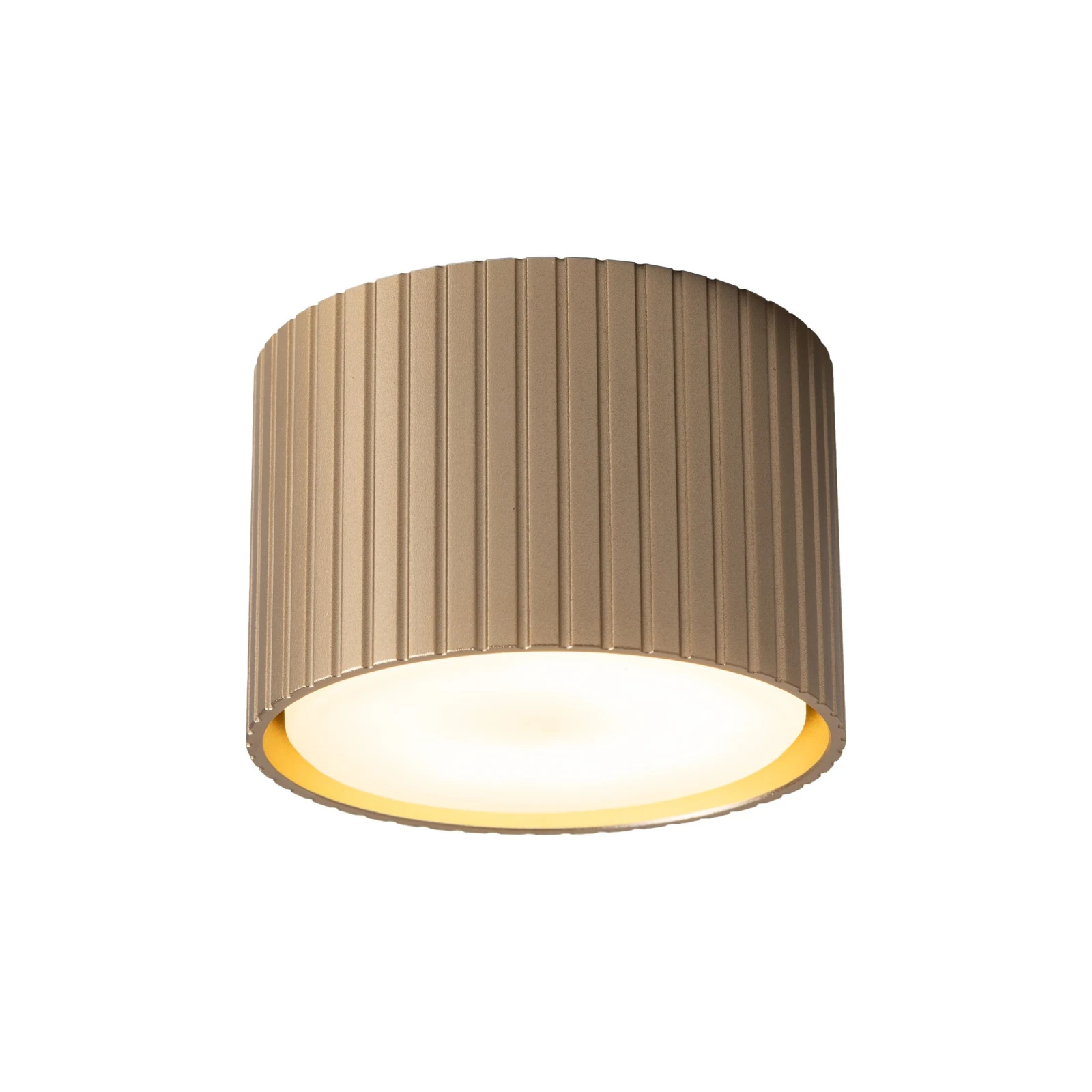 GX53 ceiling downlight 8 W – round, champagne, warm white