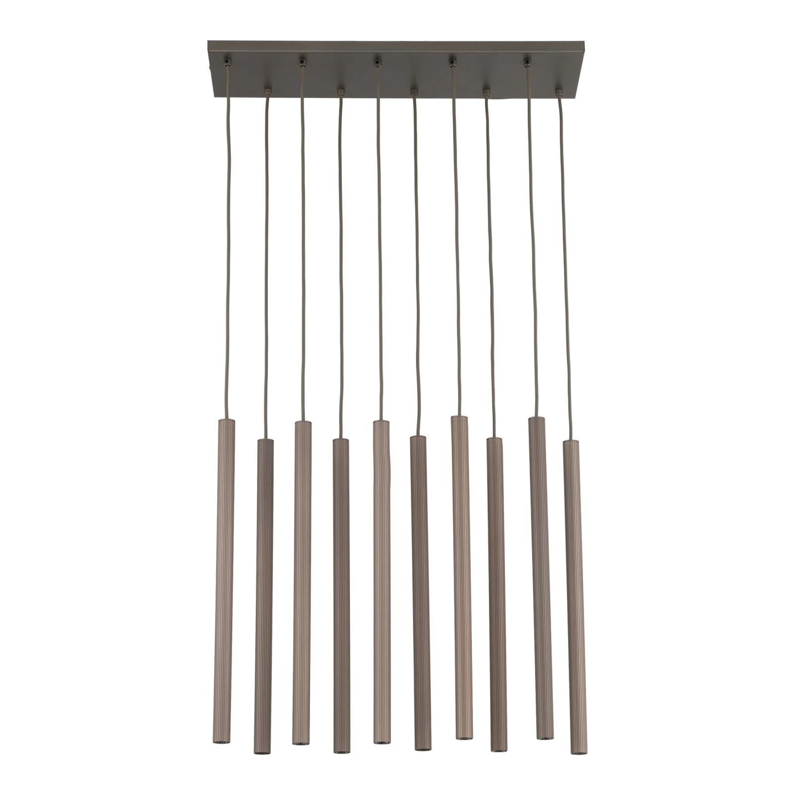 Pakabinamas šviestuvas FERRO 10xG9, rudas