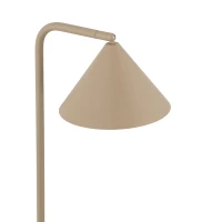 Floor lamp 1xE14 – conical, beige, with switch - Image 3