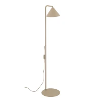 Floor lamp 1xE14 – conical, beige, with switch - Image 6