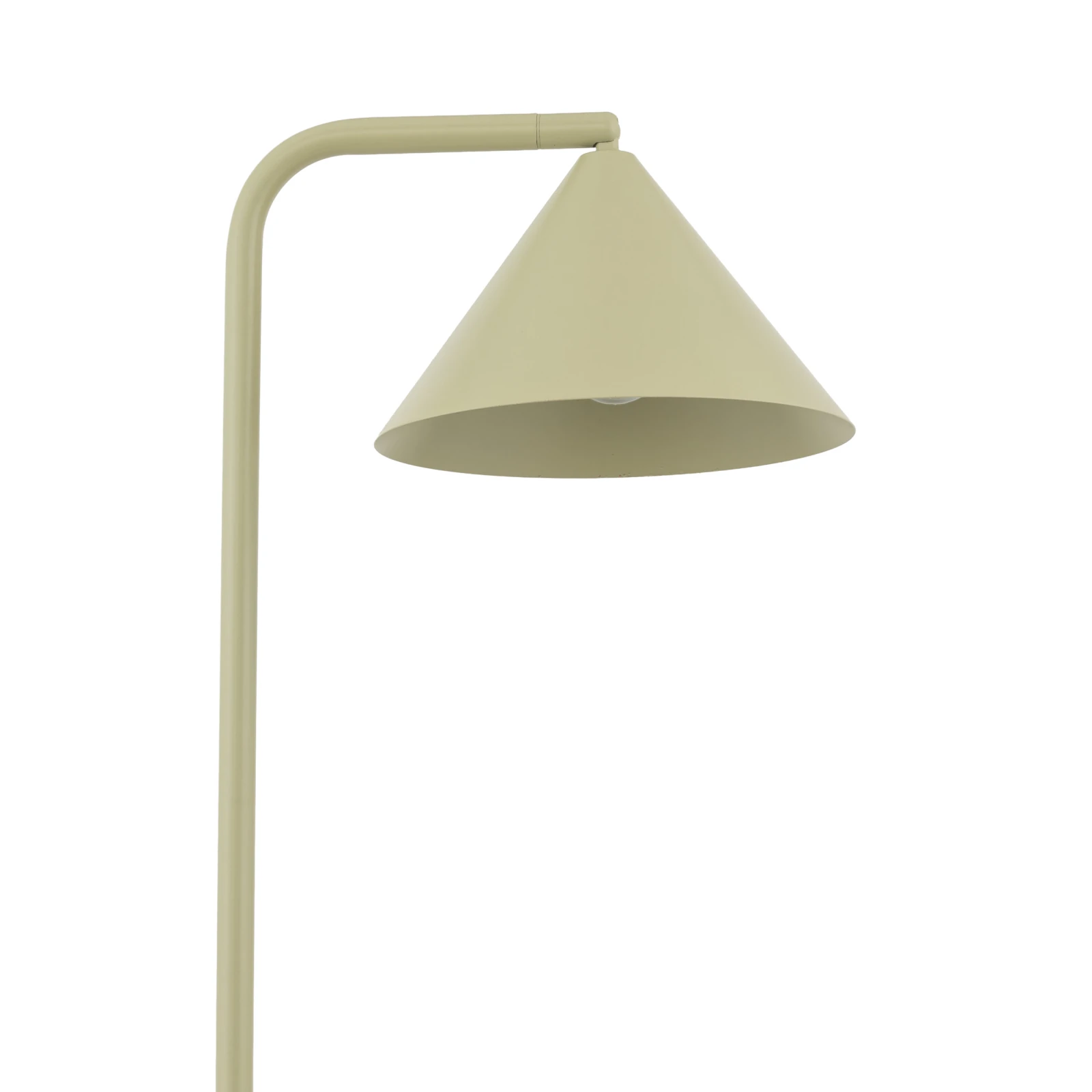 Floor lamp 1xE14 – conical, pistachio green, modern accent