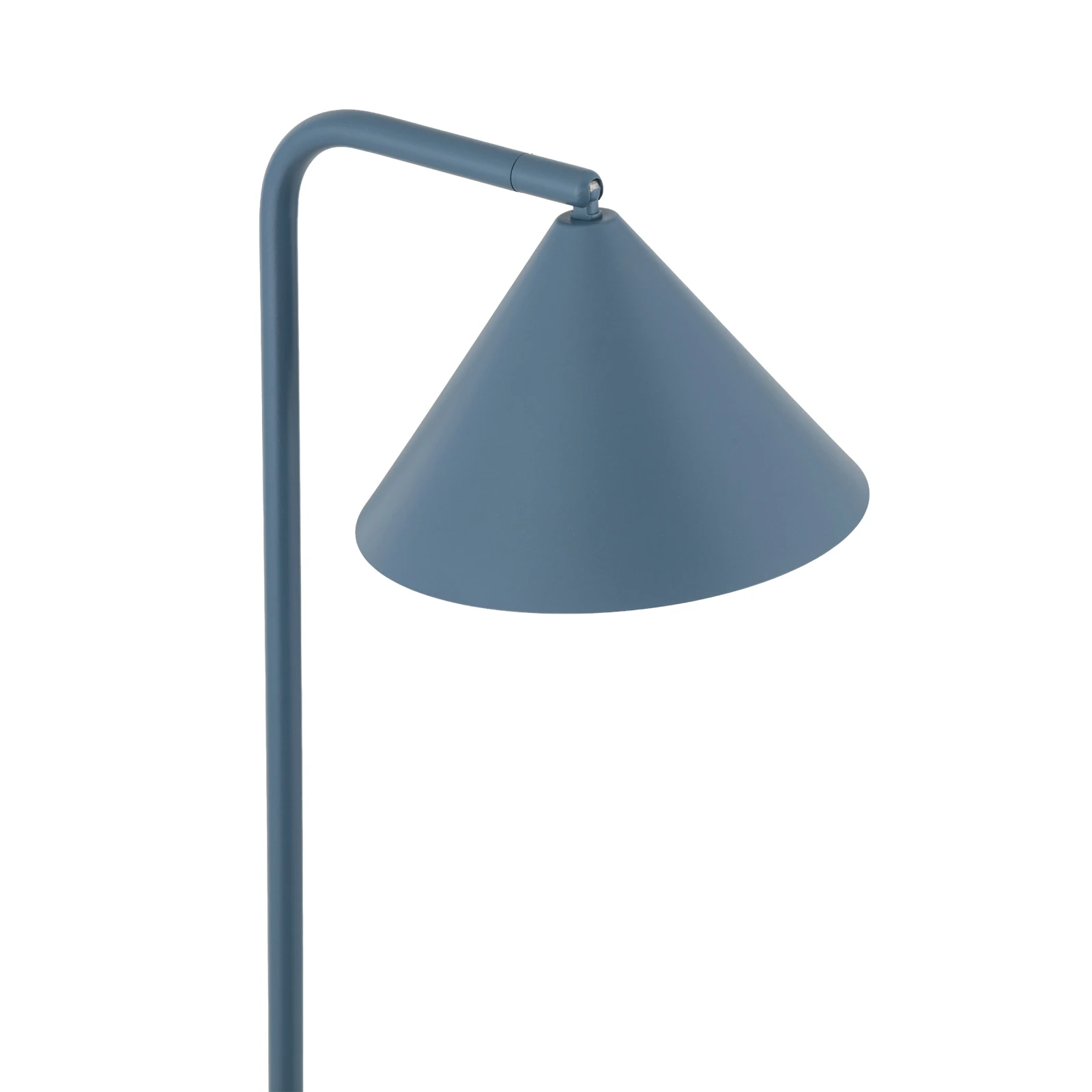 CONO 10 W floor lamp – conical shade, blue, E14 socket