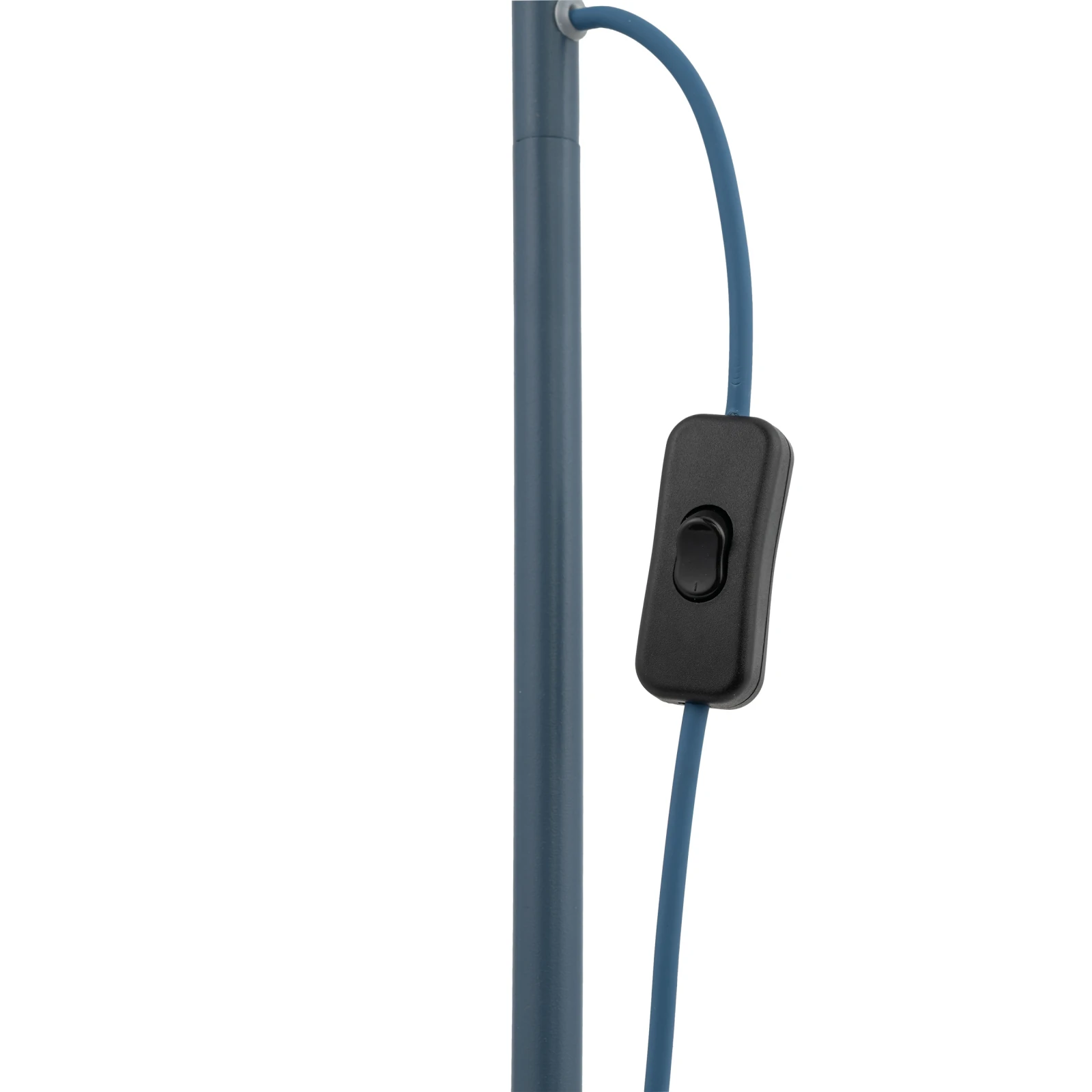 CONO 10 W floor lamp – conical shade, blue, E14 socket