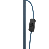 CONO 10 W floor lamp – conical shade, blue, E14 socket - Image 7