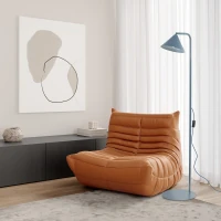 CONO 10 W floor lamp – conical shade, blue, E14 socket - Image 1