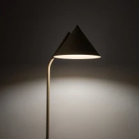 CONO 10 W floor lamp – conical shade, beige, E27 socket - Image 3
