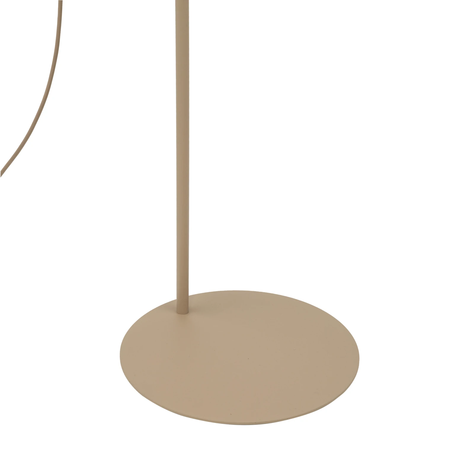 CONO 10 W floor lamp – conical shade, beige, E27 socket
