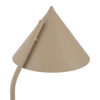 CONO 10 W floor lamp – conical shade, beige, E27 socket - Image 6