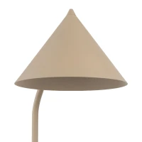 CONO 10 W floor lamp – conical shade, beige, E27 socket - Image 7