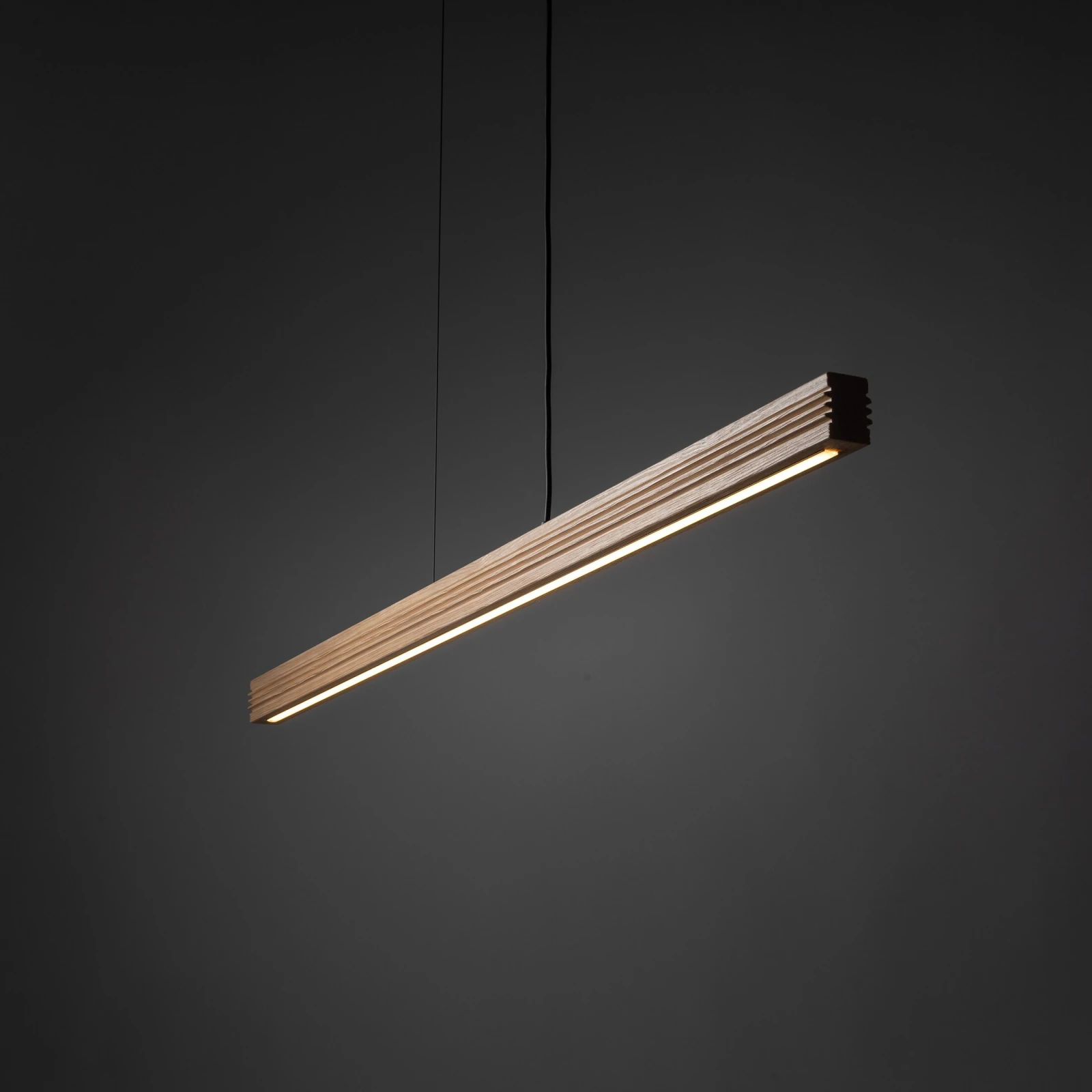 VIGA WOOD LED pakabinamas šviestuvas 24 W, natūralus medis