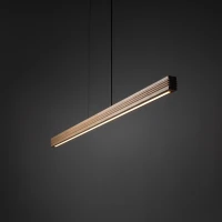 VIGA WOOD LED pakabinamas šviestuvas 24 W, natūralus medis - Nuotrauka 3