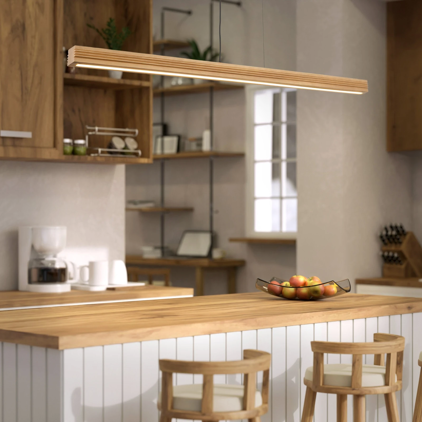 VIGA WOOD LED pakabinamas šviestuvas 24 W, 1800 lm