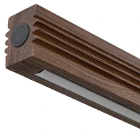 Pendant LED light 24 W – linear, walnut finish, 1800 lm - Image 5