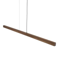 Pendant LED light 24 W – linear, walnut finish, 1800 lm - Image 6