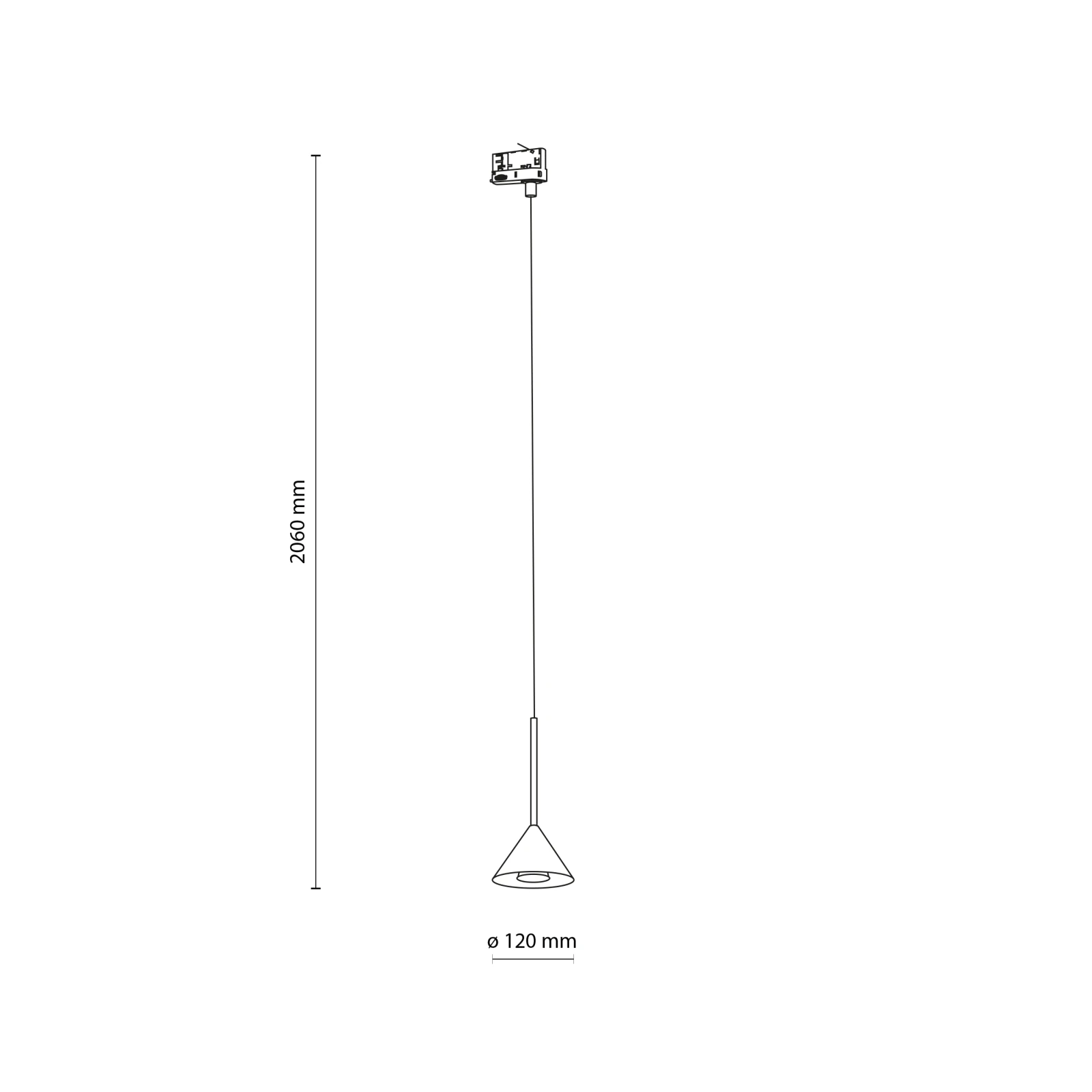 TRACER bėginis šviestuvas GU10 10 W, juodas