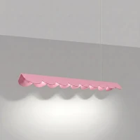 Pakabinamas šviestuvas 98,5 cm – banguotas, rožinis, CRI98 LED - Nuotrauka 4