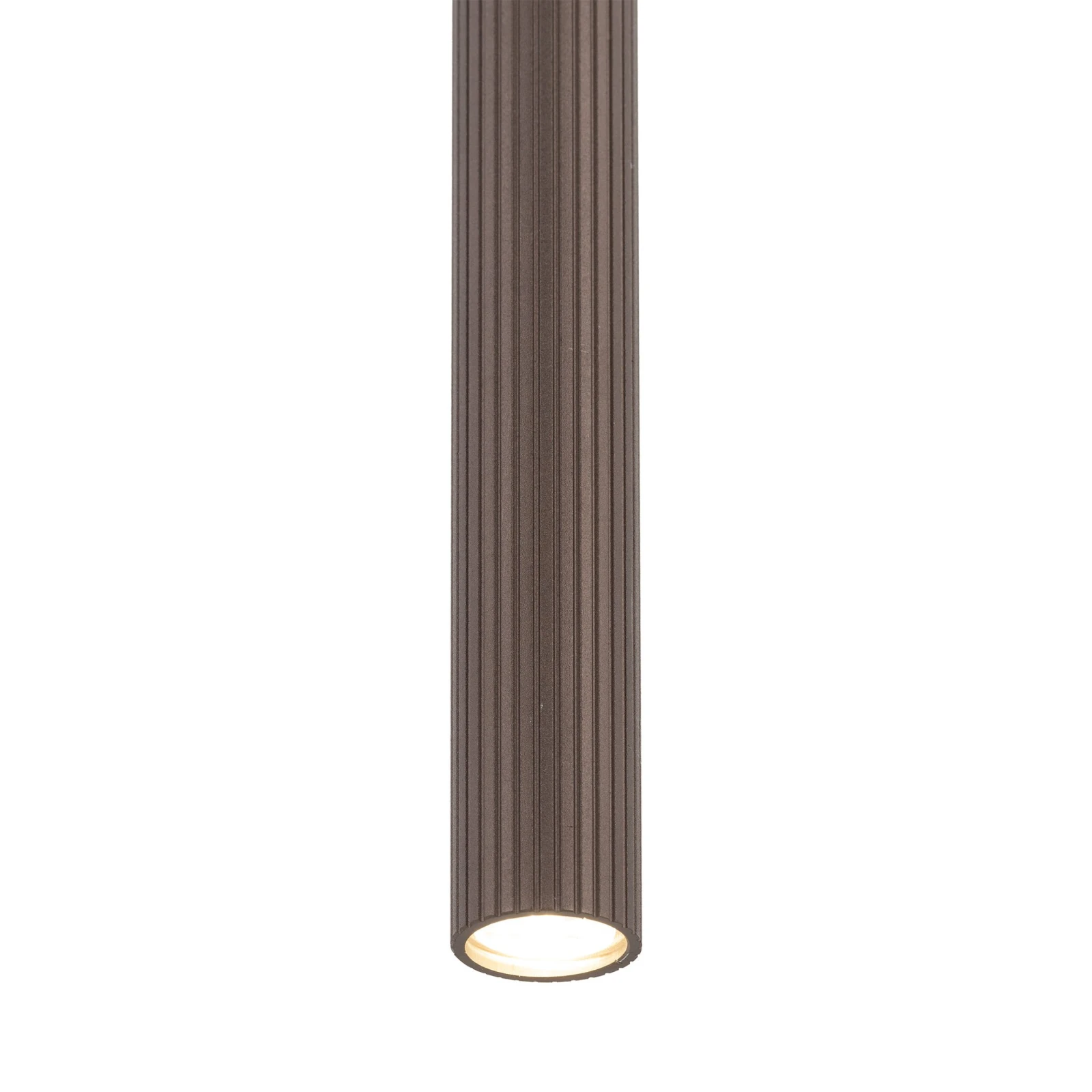 Track light 8 W – FERRO, brown, 75 cm form
