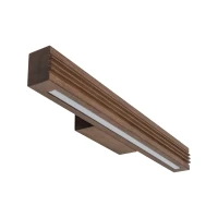 Wall LED light 9 W – linear, walnut tone, warm white - Image 5