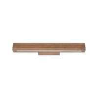 Wall LED light 9 W – linear, walnut tone, warm white - Image 8