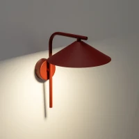 Wall light S 11 W – conical, burgundy, GX53 included