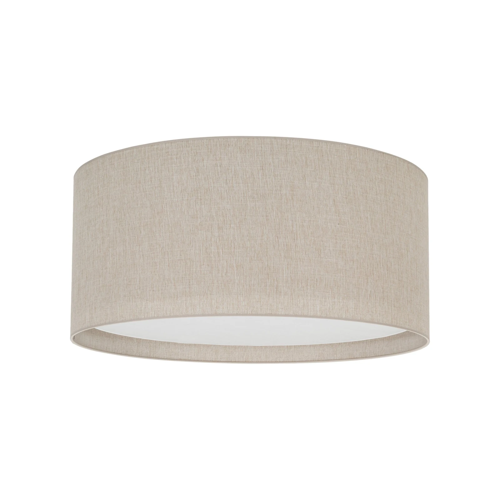 6 x E27 ceiling light – cylindrical, beige, magnetic shade