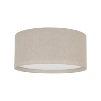 6 x E27 ceiling light – cylindrical, beige, magnetic shade - Image 4
