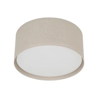 6 x E27 ceiling light – cylindrical, beige, magnetic shade - Image 6
