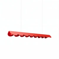 Pakabinamas LED šviestuvas 98,5 cm – banguotas, raudonas, CRI98 - Nuotrauka 2