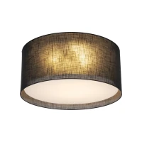 6 x E27 ceiling light – cylindrical, black, magnetic shade - Image 5