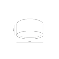 6 x E27 ceiling light – cylindrical, black, magnetic shade - Image 7