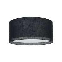 6 x E27 ceiling light – cylindrical, black, magnetic shade - Image 4