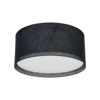 6 x E27 ceiling light – cylindrical, black, magnetic shade - Image 2