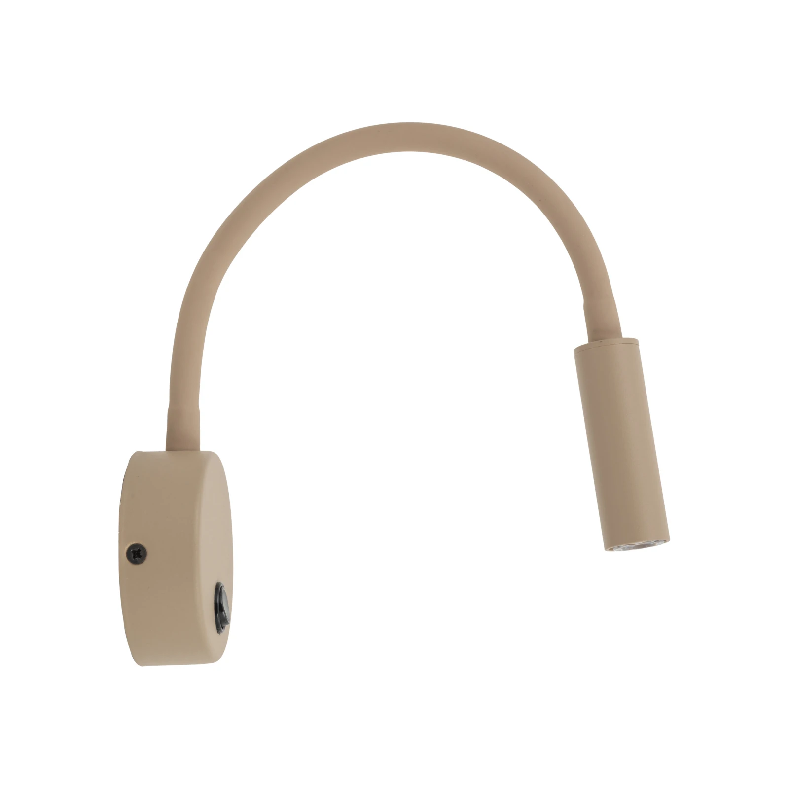 Wall light 8 W – round, beige, adjustable