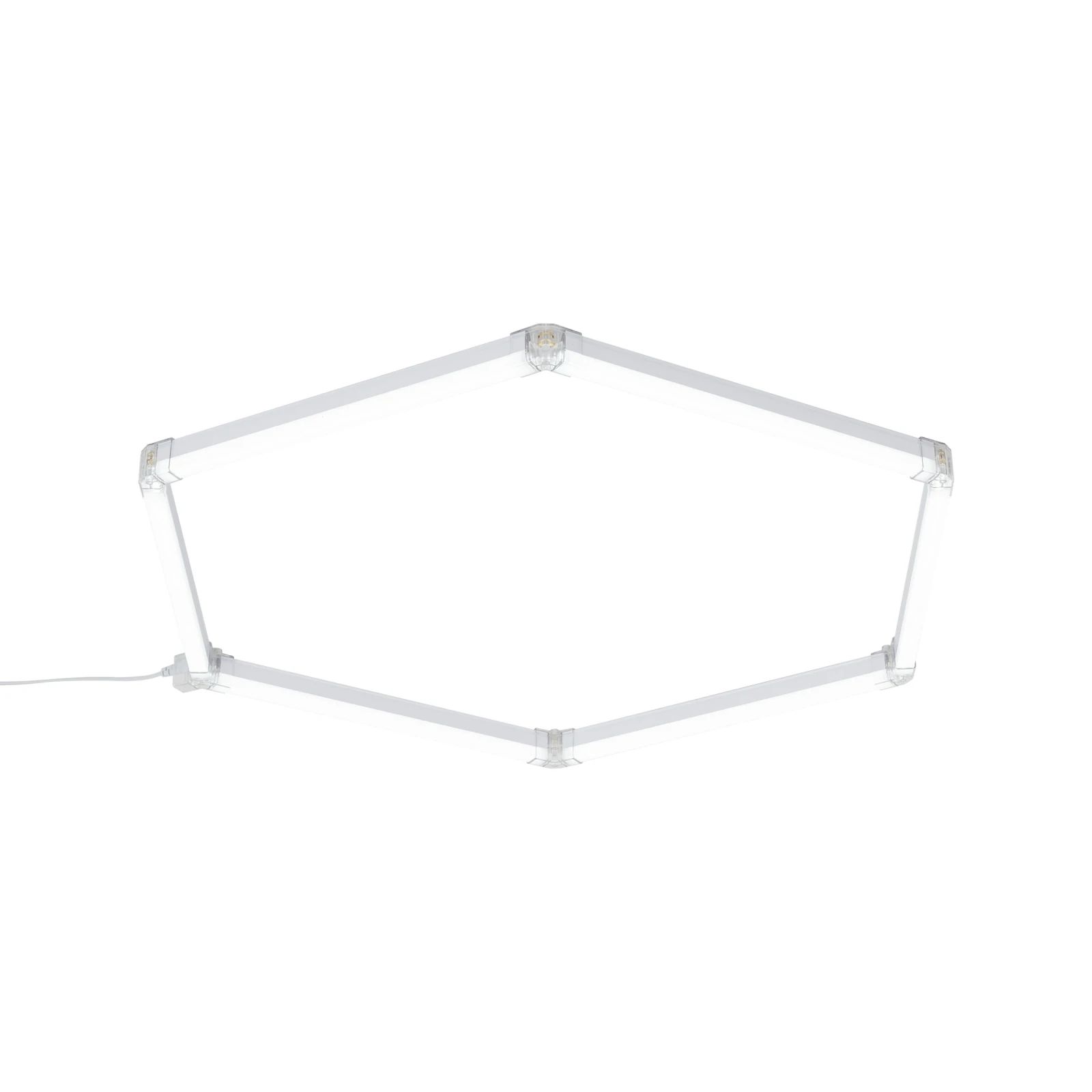 LED ceiling panel 42 W – hexagonal, white, HONEY COMB