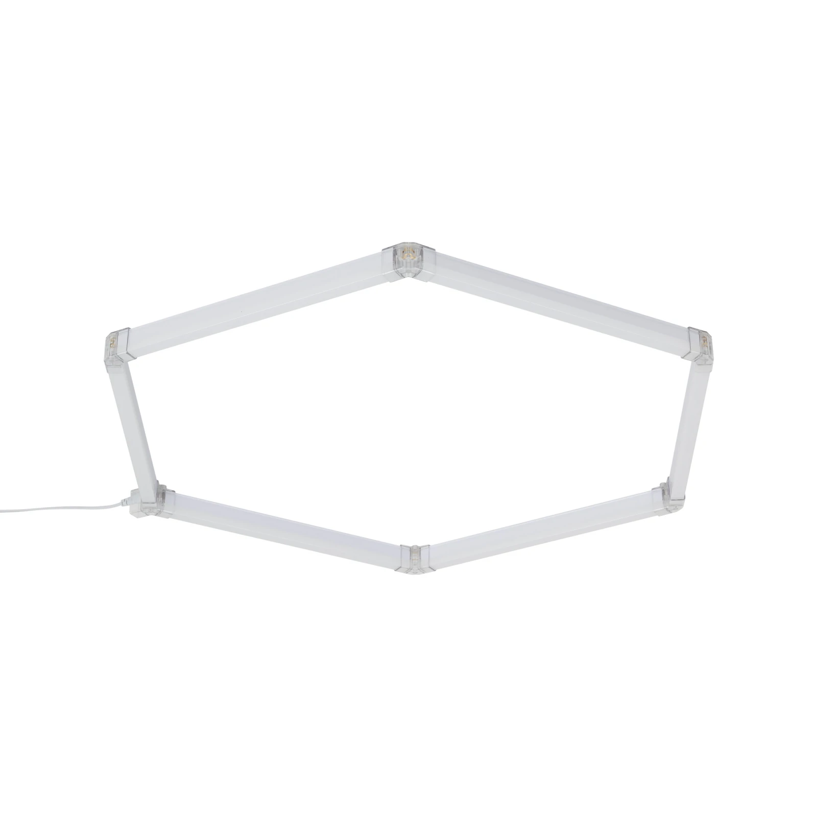 LED ceiling panel 42 W – hexagonal, white, HONEY COMB