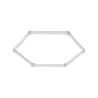LED ceiling panel 42 W – hexagonal, white, HONEY COMB - Image 11